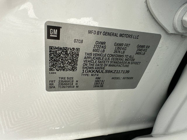 2019 GMC Acadia SLT
