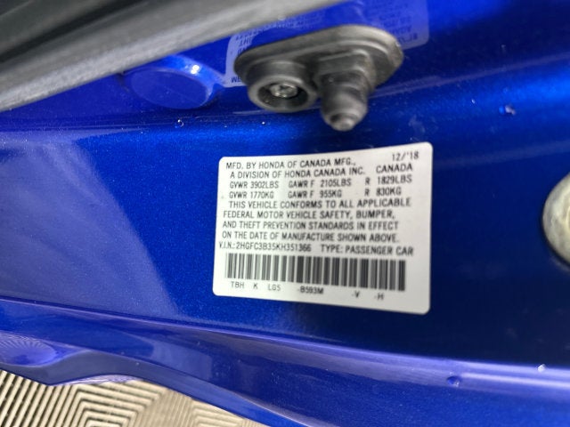 2019 Honda Civic EX
