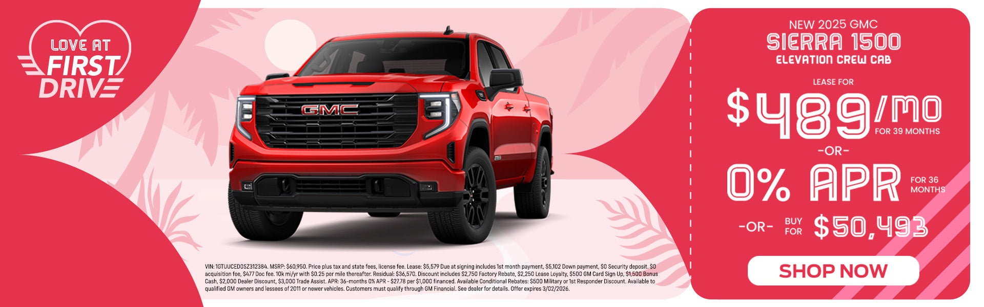 Lease a New 2025 Sierra 1500!