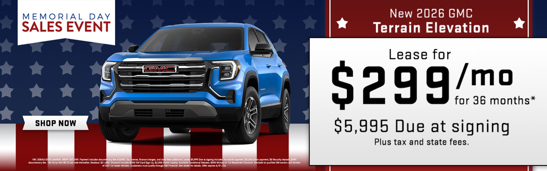 Lease a New 2026 Terrain!